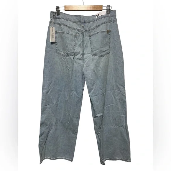 NWT  Joe's  Jeans  The pleated wide leg in 'charming lt blue'  size 32 - Picture 4 of 6